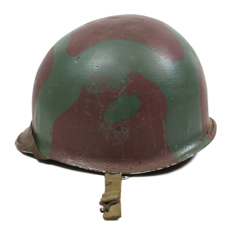 Casque M1, liner MSA, camouflé