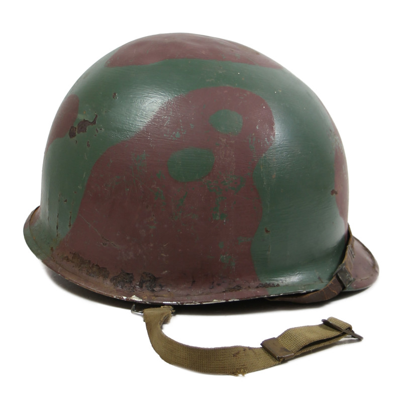 Casque M1, liner MSA, camouflé