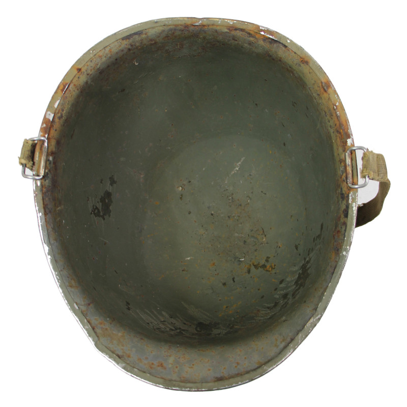 Casque M1, liner MSA, camouflé