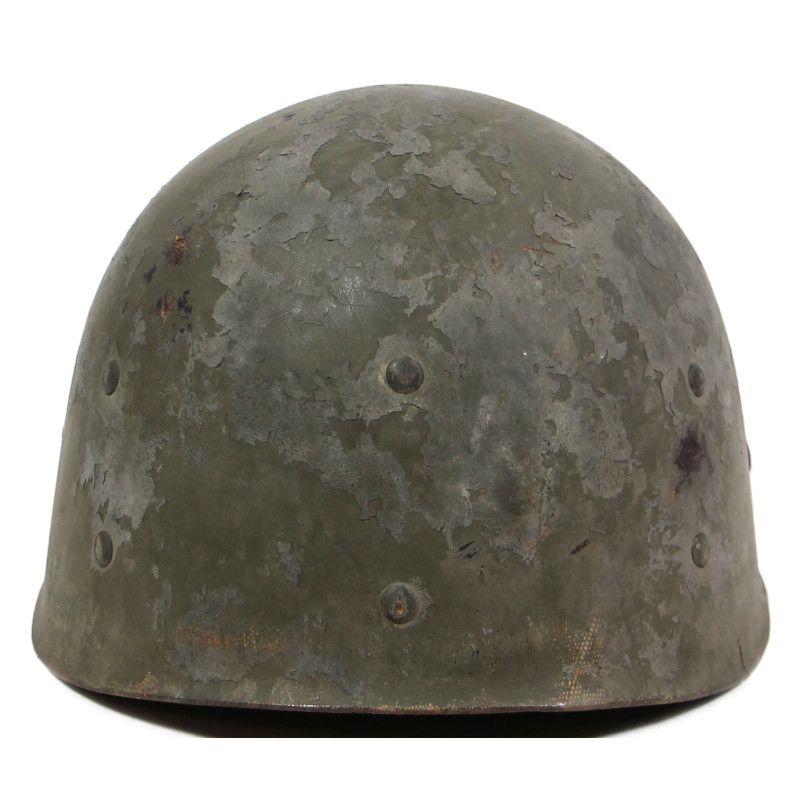 Casque M1, liner MSA, camouflé