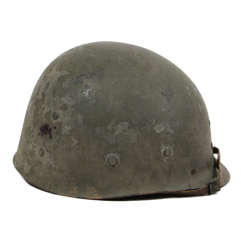 Casque M1, liner MSA, camouflé