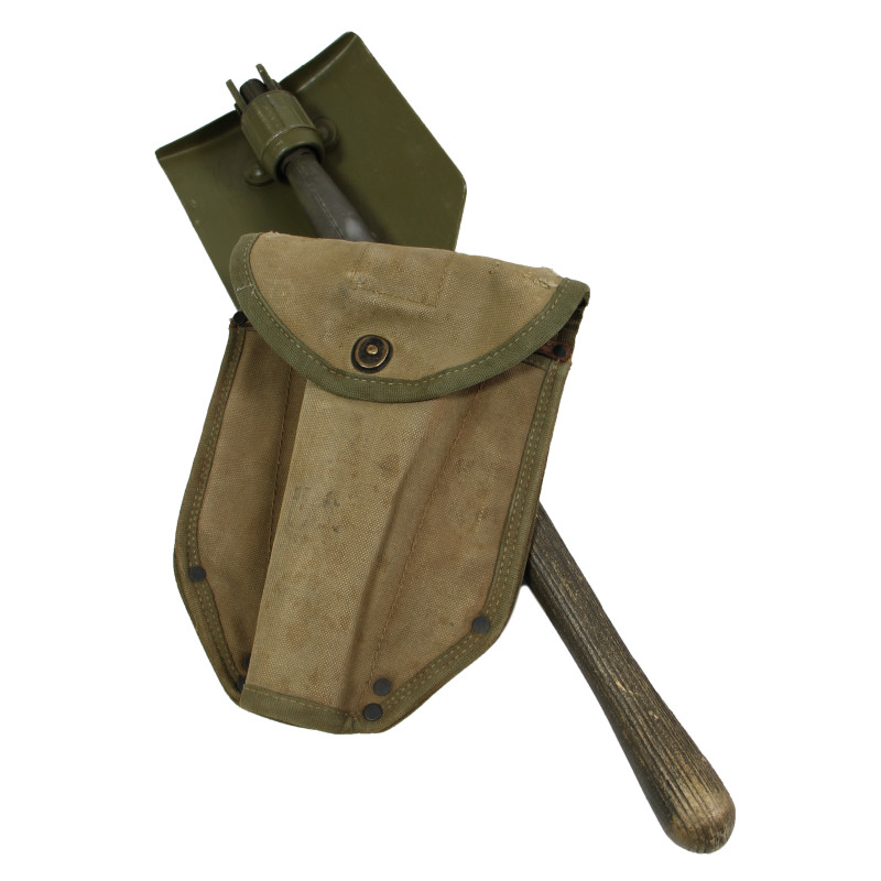 Shovel, Folding, M-1943, AMES 1943, with Carrier, 1st Type, 1943