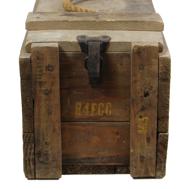 Crate, Wood, M43A1 rounds, US Mortars 81mm, 1944