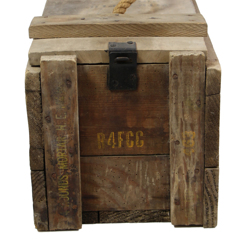 Crate, Wood, M43A1 rounds, US Mortars 81mm, 1944