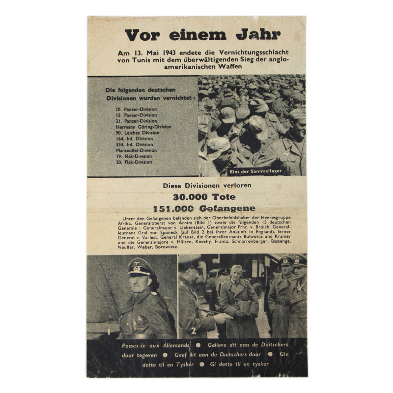 Tract XG.10, US, Il y a un an... et encore aujourd'hui, 1944