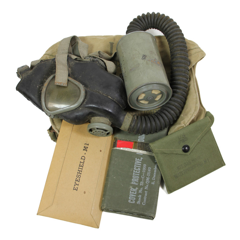 Mask, Gas, Lightweight, OD 3, 1943