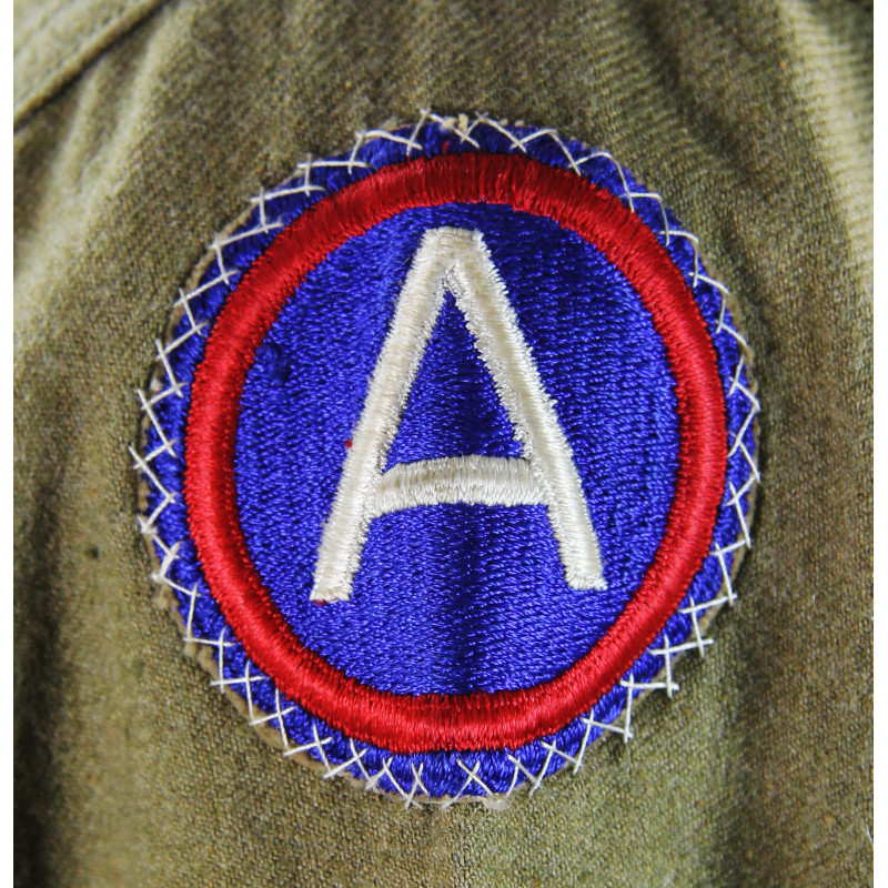 Chemise moutarde, Private First Class, 3rd Army, 1943, Patton