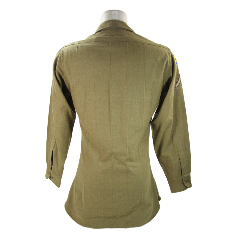 Shirt, Wool, Special, Private First Class, 3rd Army, 14 x 32, 1943