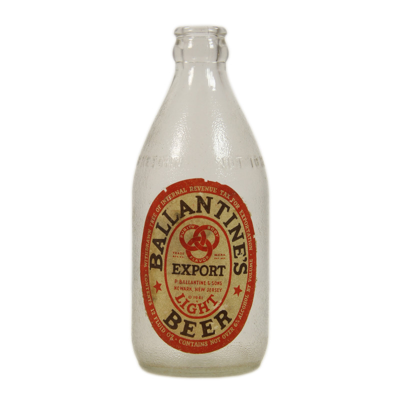Bottle, Beer, Ballantine's, 1944