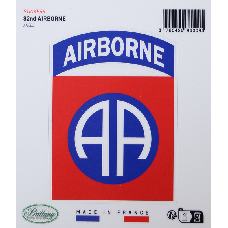 Autocollant 82nd Airborne Division