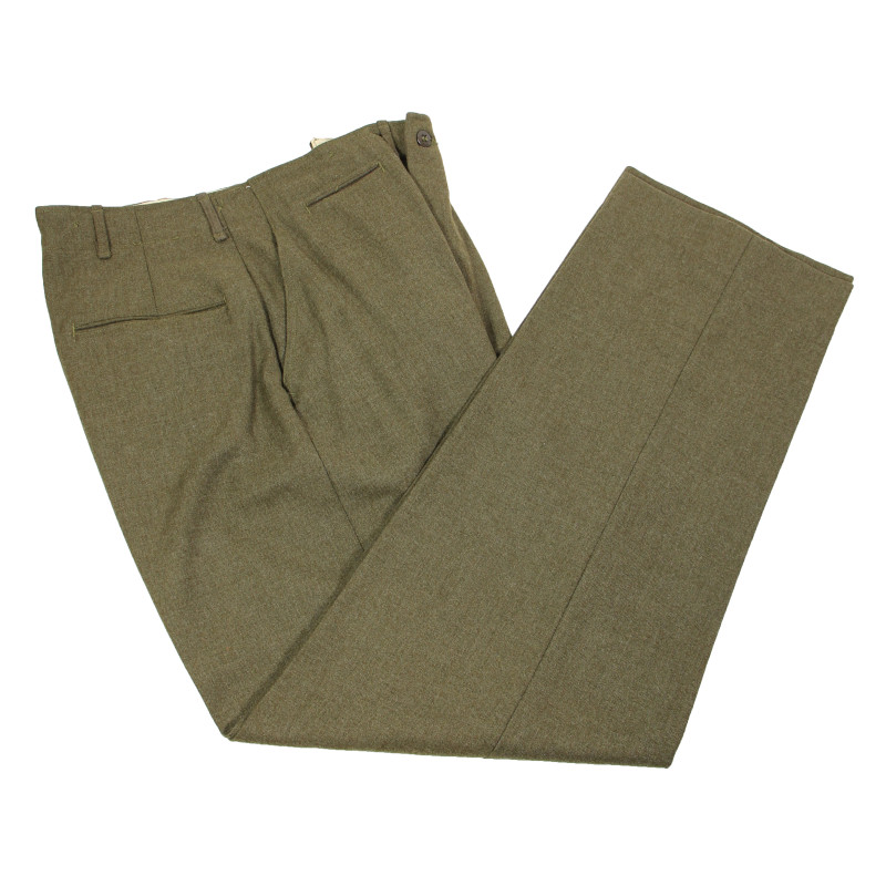 Trousers, Wool Serge, Special, 32 x 33, 1944, Named
