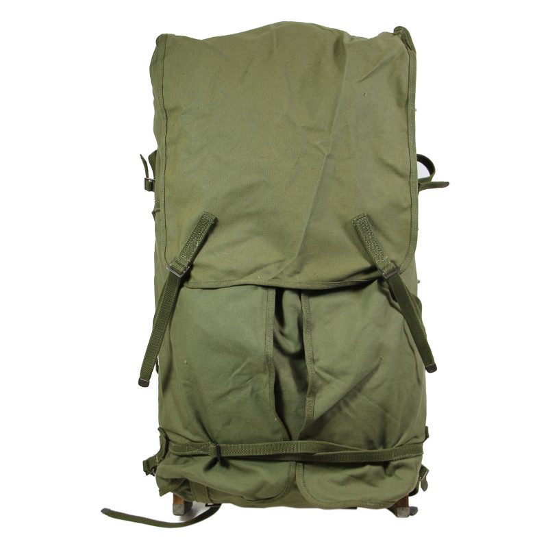 Packboard 1er type, W. L. DUMAS MFG. CO. 1943, avec sac à dos médical