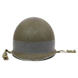 Casque M1, pattes fixes, US Navy, Naval Amphibious Unit, D-Day, Utah Beach & Omaha Beach