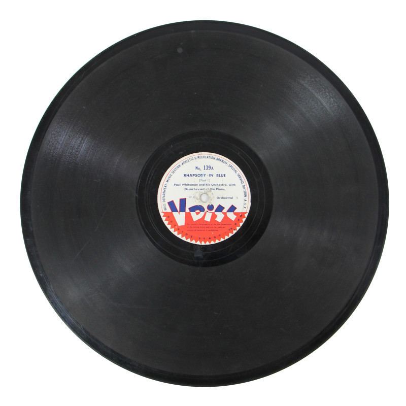 Disque, V-DISC, War Department, Special Services Division, 1944,  Paul Whiteman et son orchestre