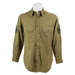 Chemise moutarde, Technical Sergeant, 14 ½ x 33