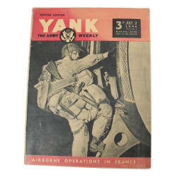Magazine YANK, 2 juillet 1944, "Airborne Operations in France", Pvt. Joseph Gorenc, 506th PIR, 101st Airborne Division