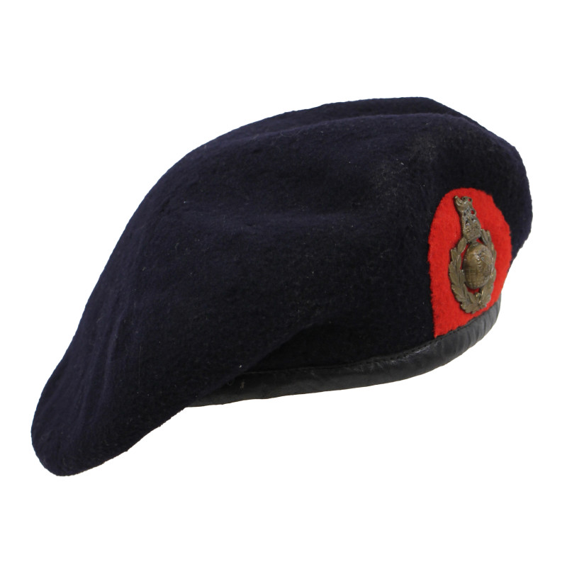 Beret, Black, Royal Marines, KANGOL WEAR LIMITED 1945, size 7 1/8