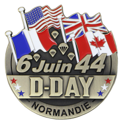 Pièce commémorative, D-Day Beach, 55 mm