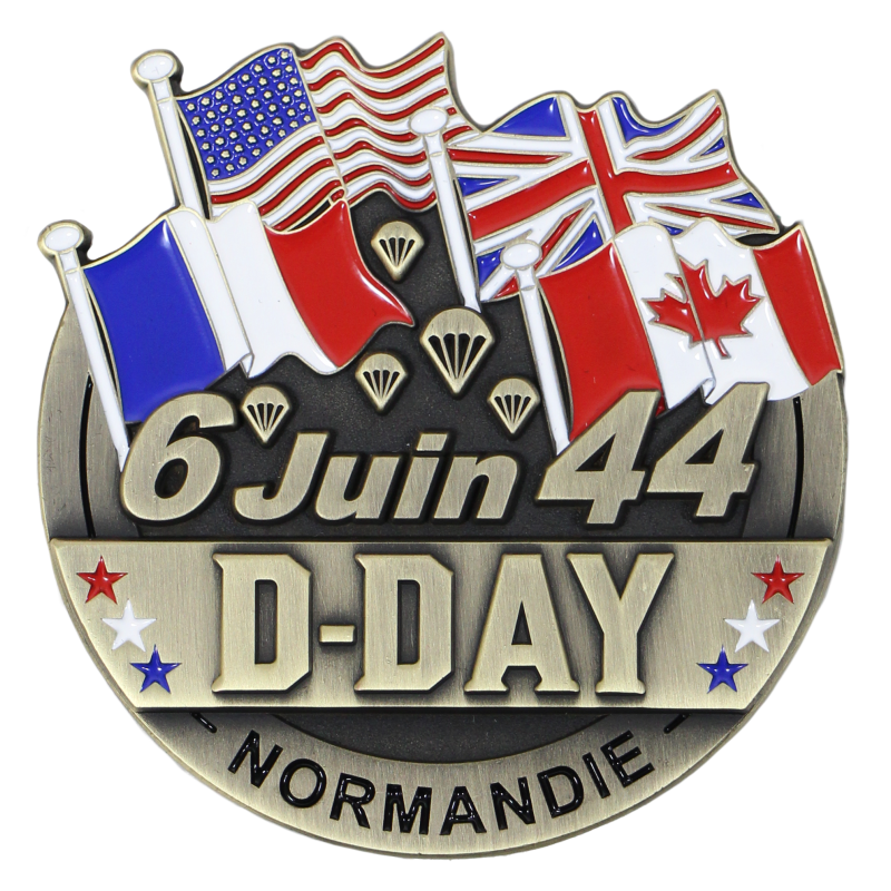 Pièce commémorative, D-Day Beach, 55 mm