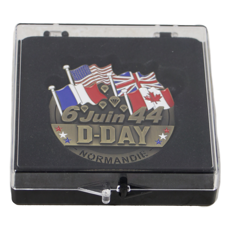 Coin, Commemorative, D-Day Beach, bronze 55 mm