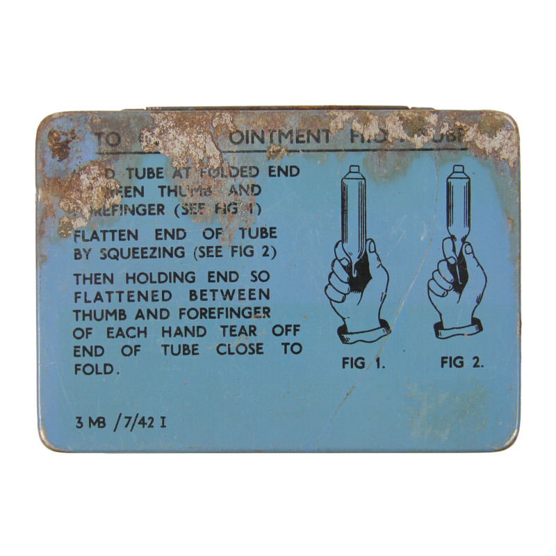 Box, Ointment, Anti-gas, N°5, July 1942