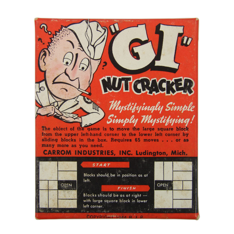 Jeu de logique, GI Nut Cracker, 1944