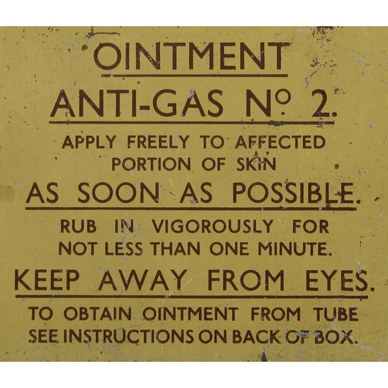 Boîte de pommade de décontamination, N°2