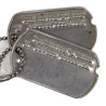 Dog Tags, Sgt. Earl McFarland, 128th Arm. FA Bn., 6th Armored Division, ETO