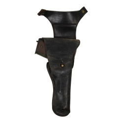 Holster ceinturon Colt .45, WARREN LEATHER GOODS CO. 1944 avec passant en cuir