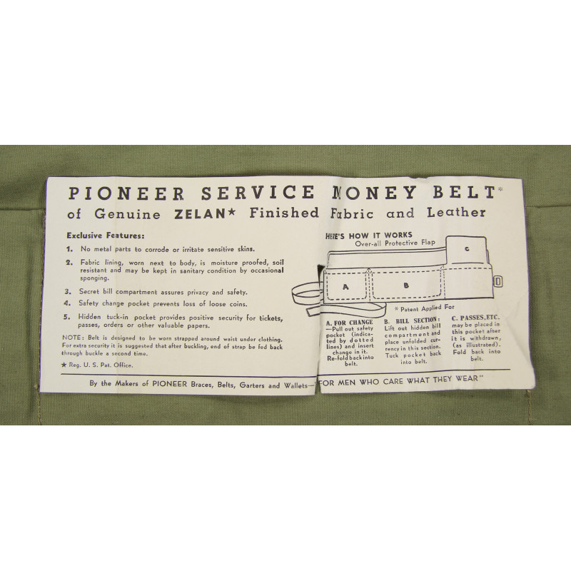 Belt, Money, Service, U.S. Army G.I.