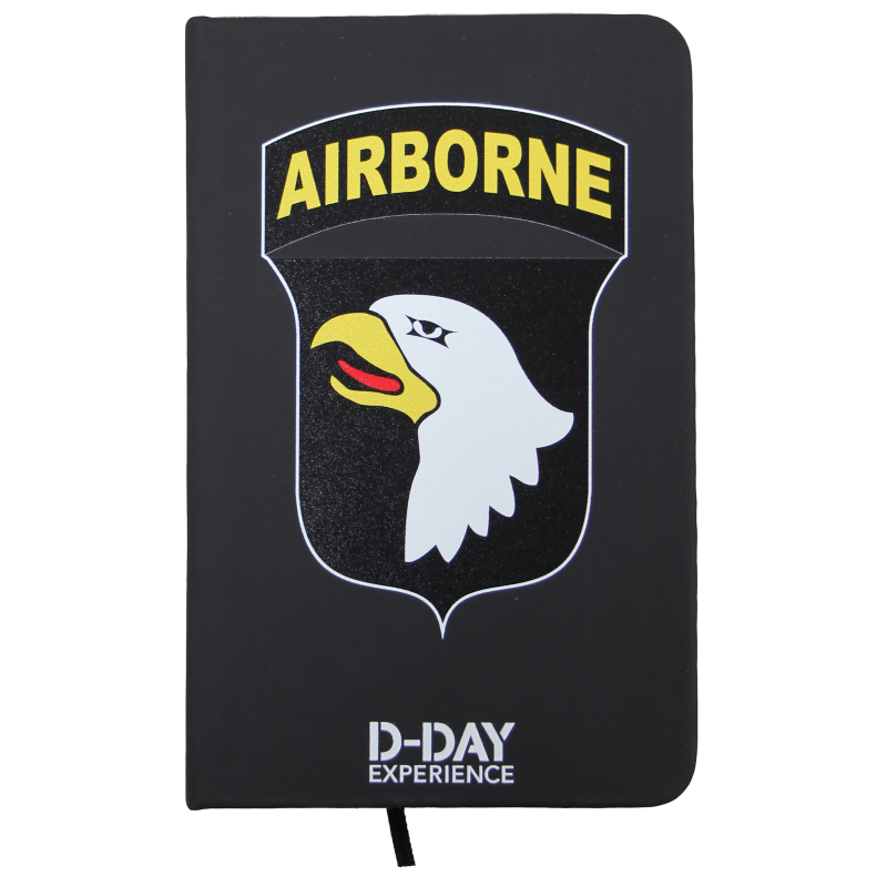 Faux leather notebook, 101st Airborne Division, D-Day Experience, A6