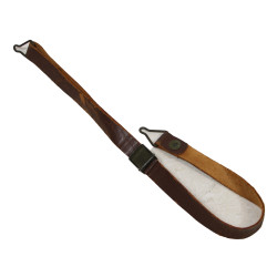 Jugulaire en cuir pour sous-casque M1 (liner), boucle OD, Hagerstown Leather Co.