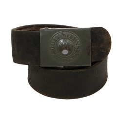 Belt, Wehrmacht, Heer, 1942, Painted-Steel Buckle
