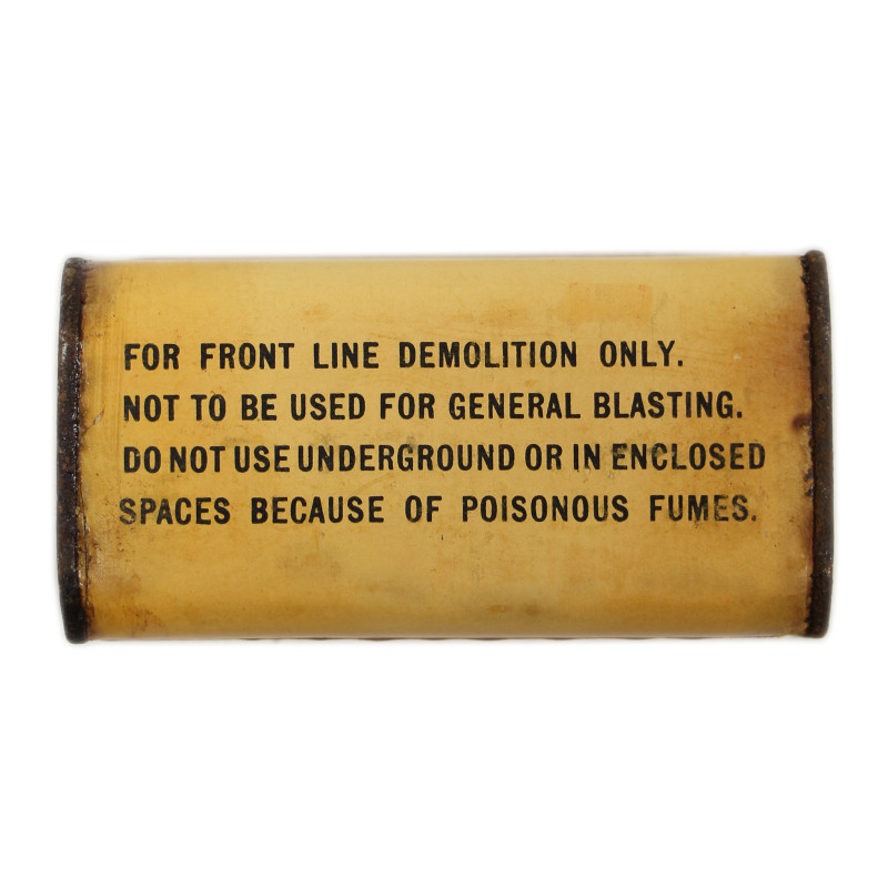 Block, TNT, ½ Pound, US Army, Empty, Normandy