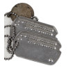 Dog Tags, G.B. Tompkins, with catholic miraculous medal, Glider