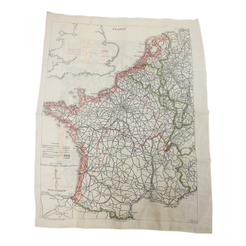 Map, Escape, Silk, MI 9, FRANCE