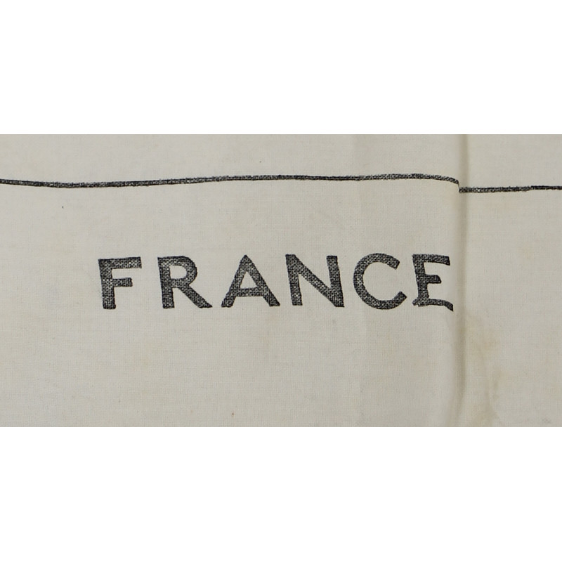 Carte d'évasion en soie, MI 9, FRANCE