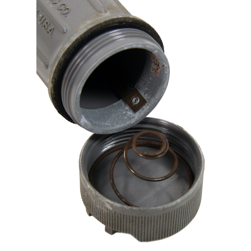 Flashlight, Type P-O, US Navy, with original box, 1943, Corpsman