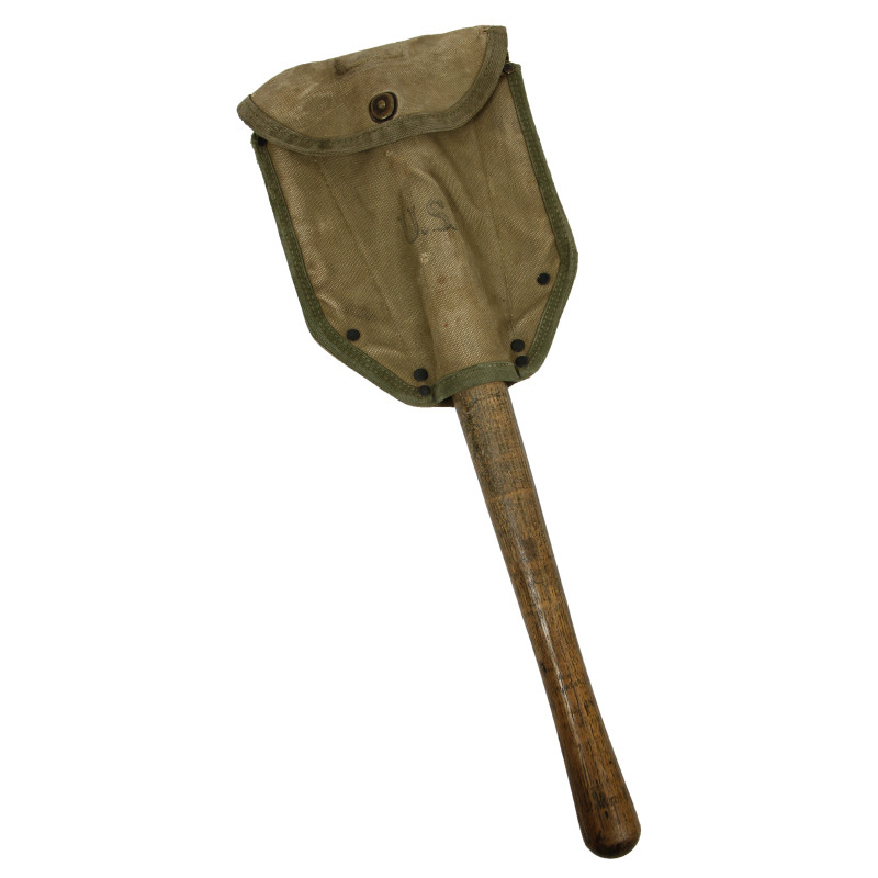 Shovel, Folding, M-1943, AMES 1944 + Carrier JOHANSEN 1944
