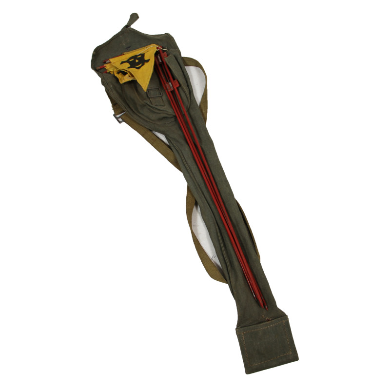 Kit de balisage allemand, gaz et déminage, incomplet