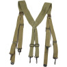 Suspenders, Belt, M-1936, S. FROEHLICH CO. 1942, T/SGT John S. Quinn, 40th Photo. Recon. Sq. CBI