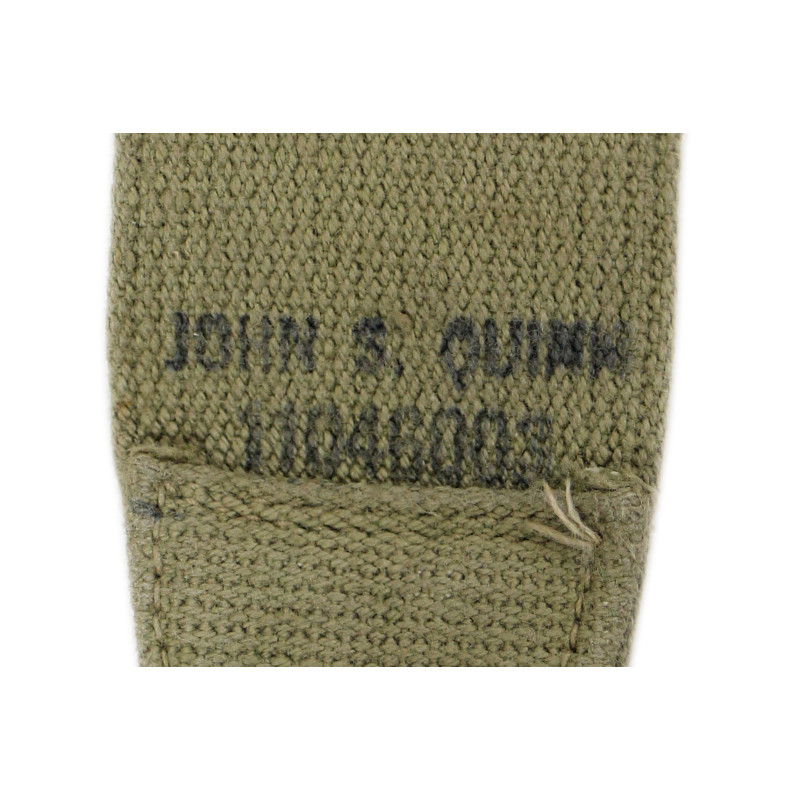 Suspenders, Belt, M-1936, S. FROEHLICH CO. 1942, T/SGT John S. Quinn, 40th Photo. Recon. Sq. CBI