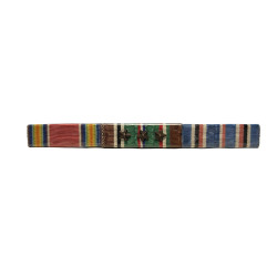 Mouting, Ribbons, World War II Victory, European African Middle Eastern Campaign, 3 stars, American Campaign