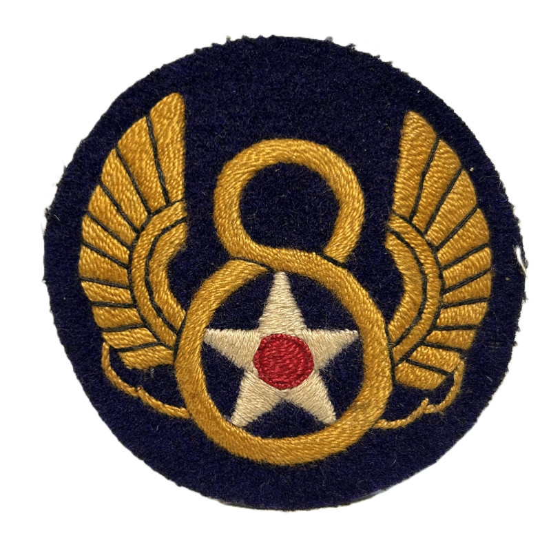 Insigne, 8th Air Force, USAAF, British-Made, feutre