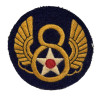 Insigne, 8th Air Force, USAAF, British-Made, feutre