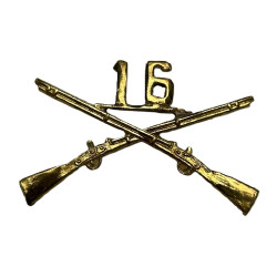 Insigne de col officier, 16th Inf. Regt., 1st Infantry Division