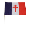Flag, France Libre, on stick, 30 x 45 cm