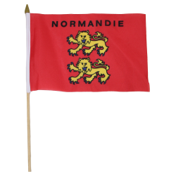 Flag, Normandy, on stick