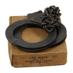 Entraves de chevilles, HARVARD LOCK COMPANY, dans leur boîte