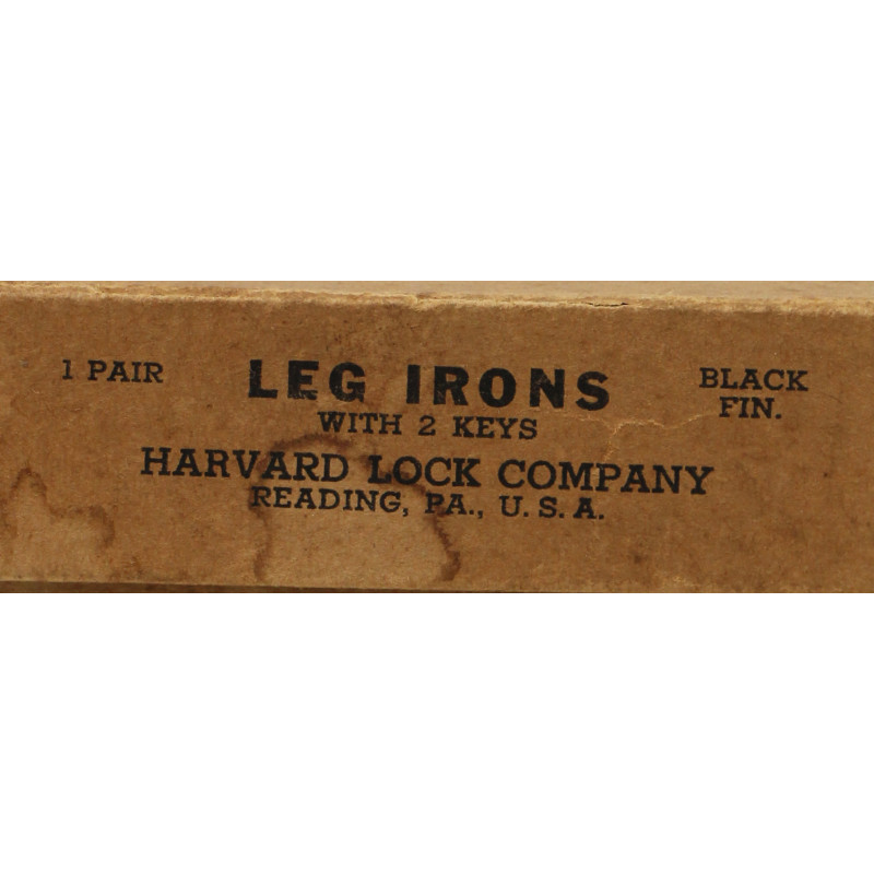 Irons, Leg, HARVARD LOCK COMPANY, in Box